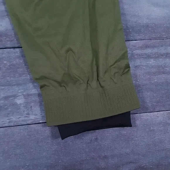 NIKE Storm-Fit ADV Run Division Running Pants Mens Size‎ SMALL Rough Green